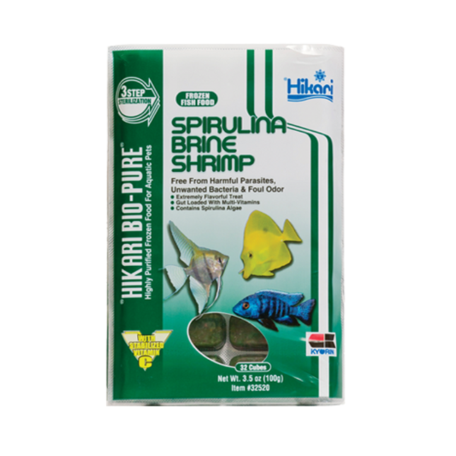 Hikari Spirulina Brine Shrimp (100g)