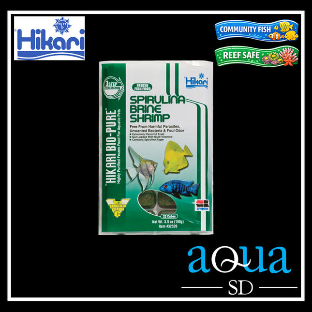 Hikari Spirulina Brine Shrimp (100g)