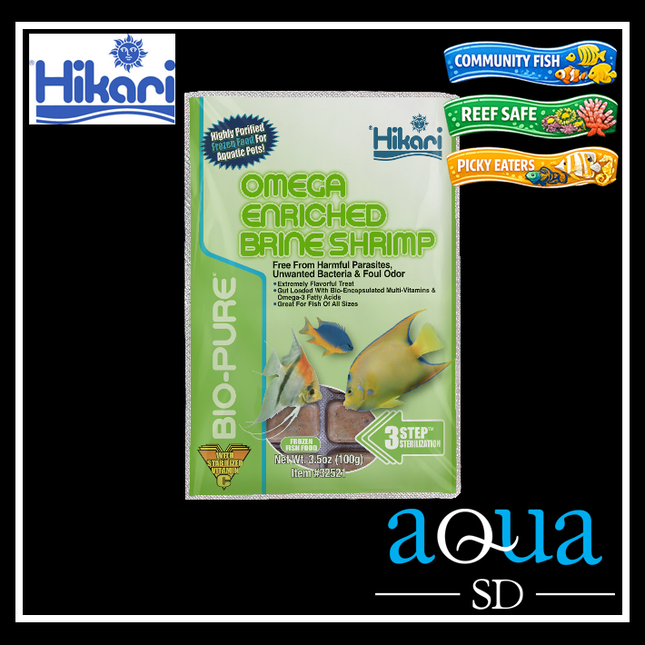 Hikari Omega Enriched Brine Shrimp (100g)